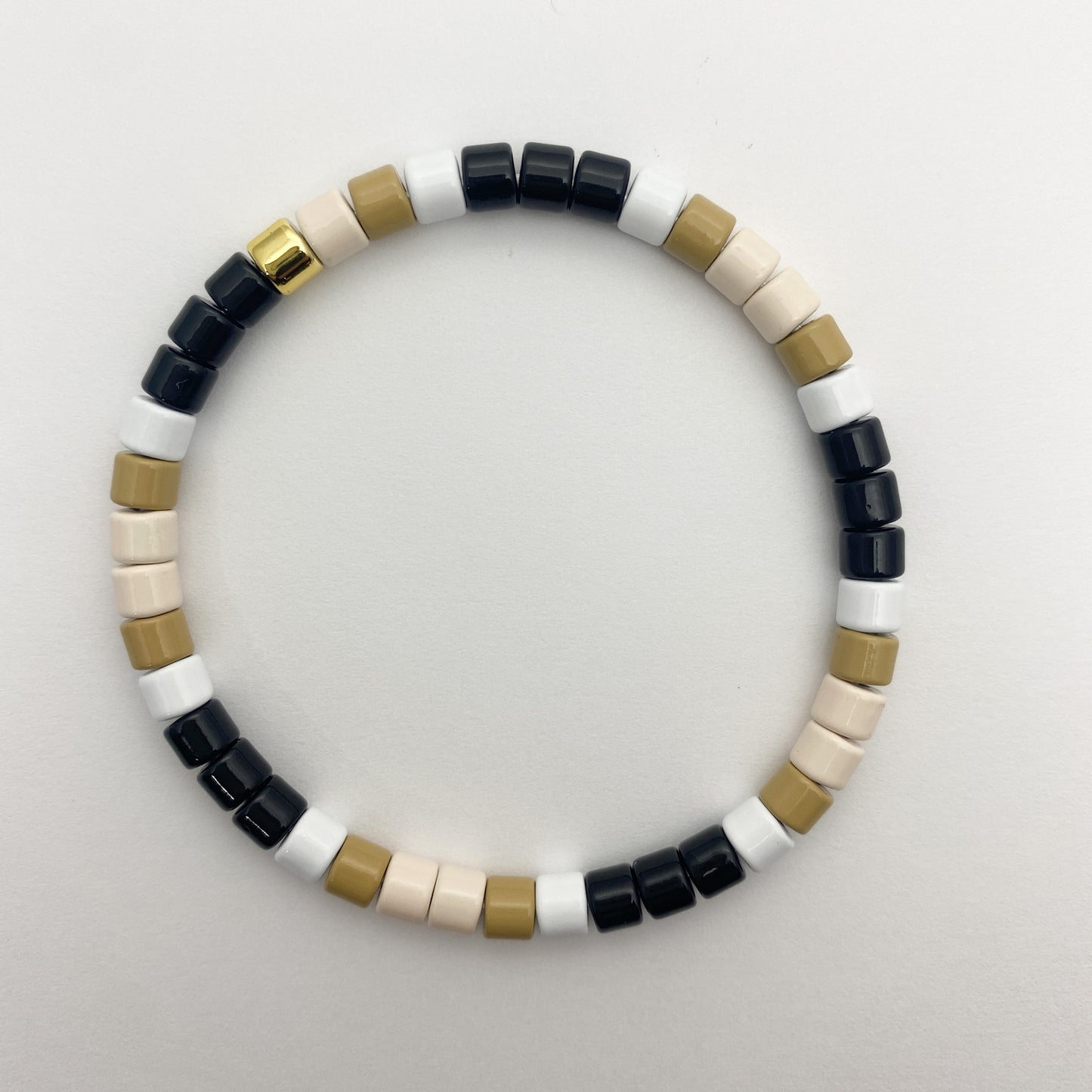 Tan, Black & White Band