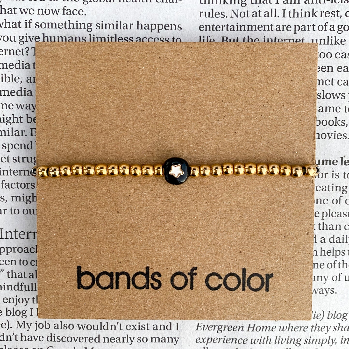 Enamel Black Star