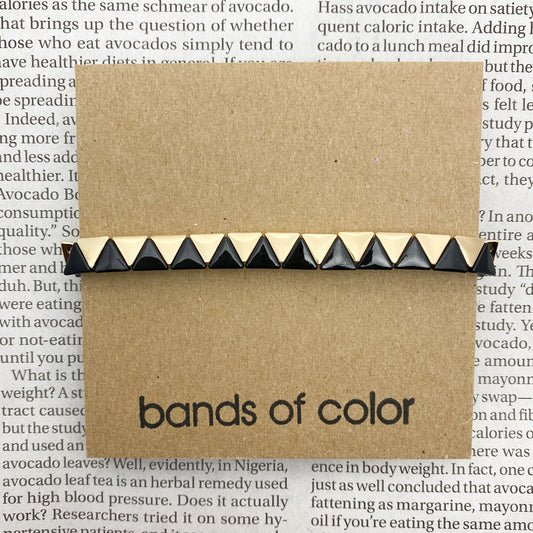 Gold & Black Triangle
