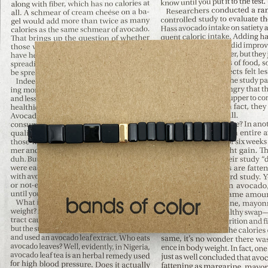 Matte & Shiny Black Band