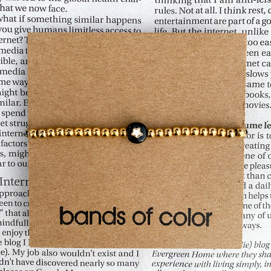 Enamel Black Star